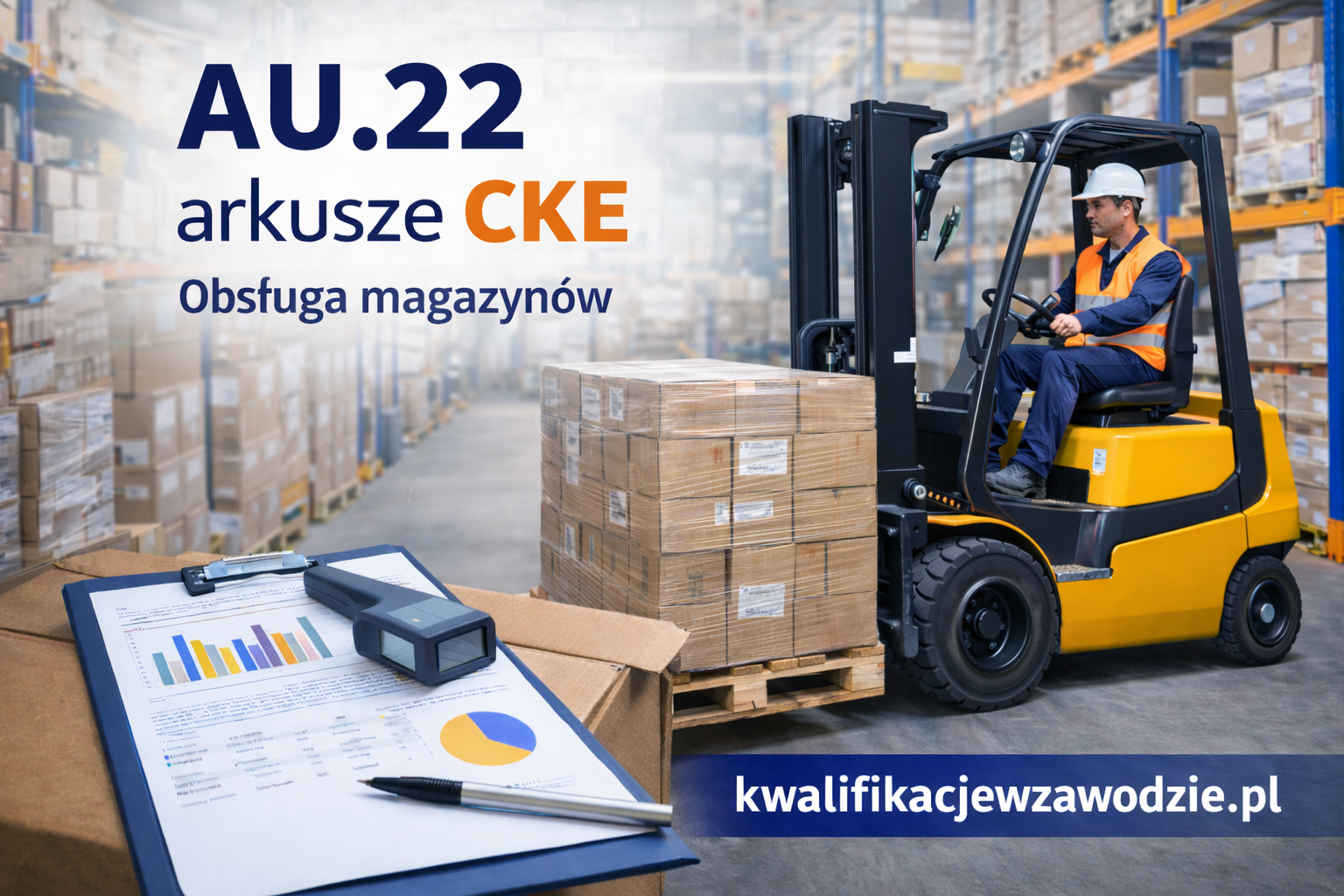 AU.22 arkusze CKE – Obsługa magazynów, kwalifikacja AU22 magazynier logistyk, kwalifikacjewzawodzie.pl