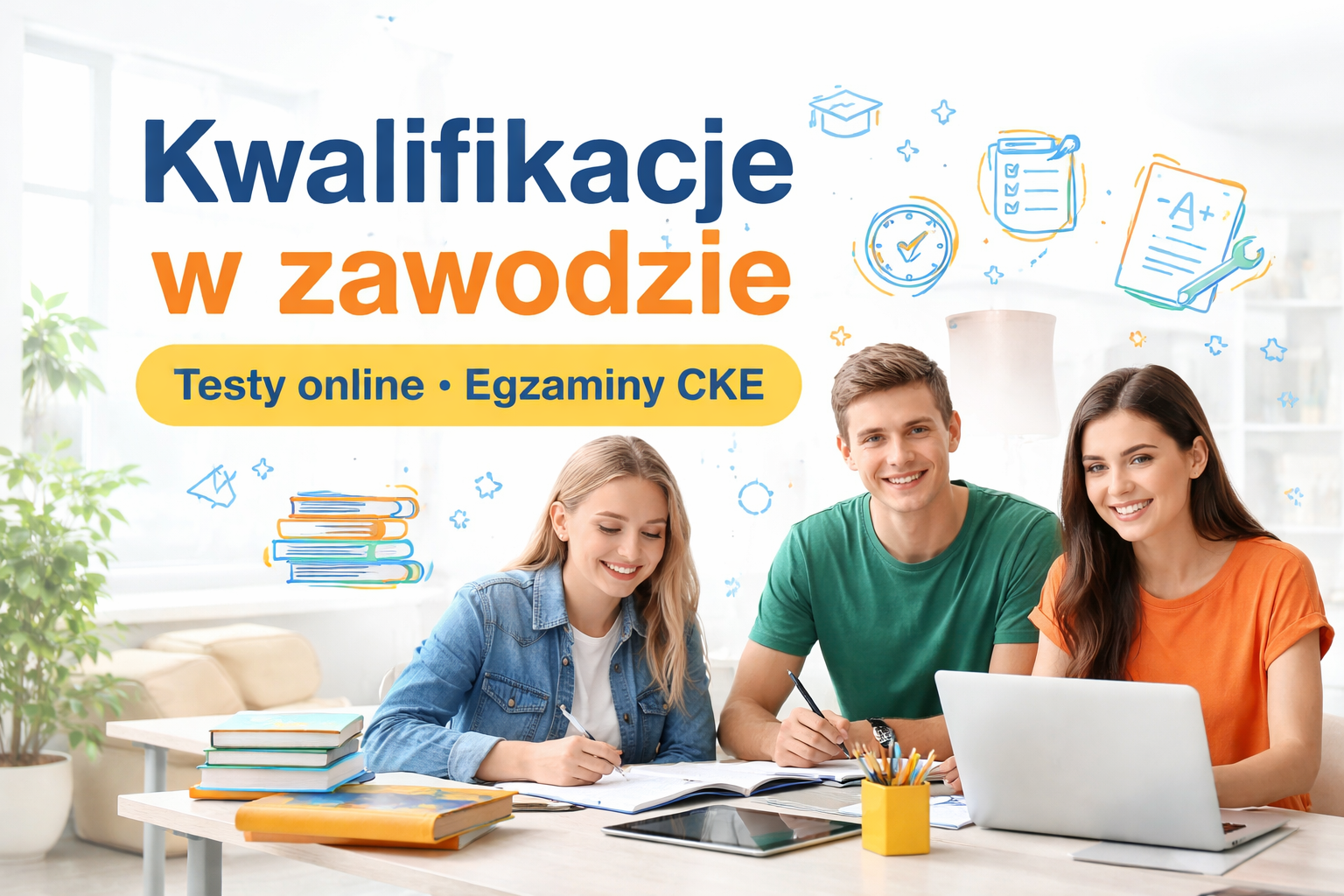 Kwalifikacje w zawodzie – testy online CKE i arkusze egzaminacyjne z poprzednich lat