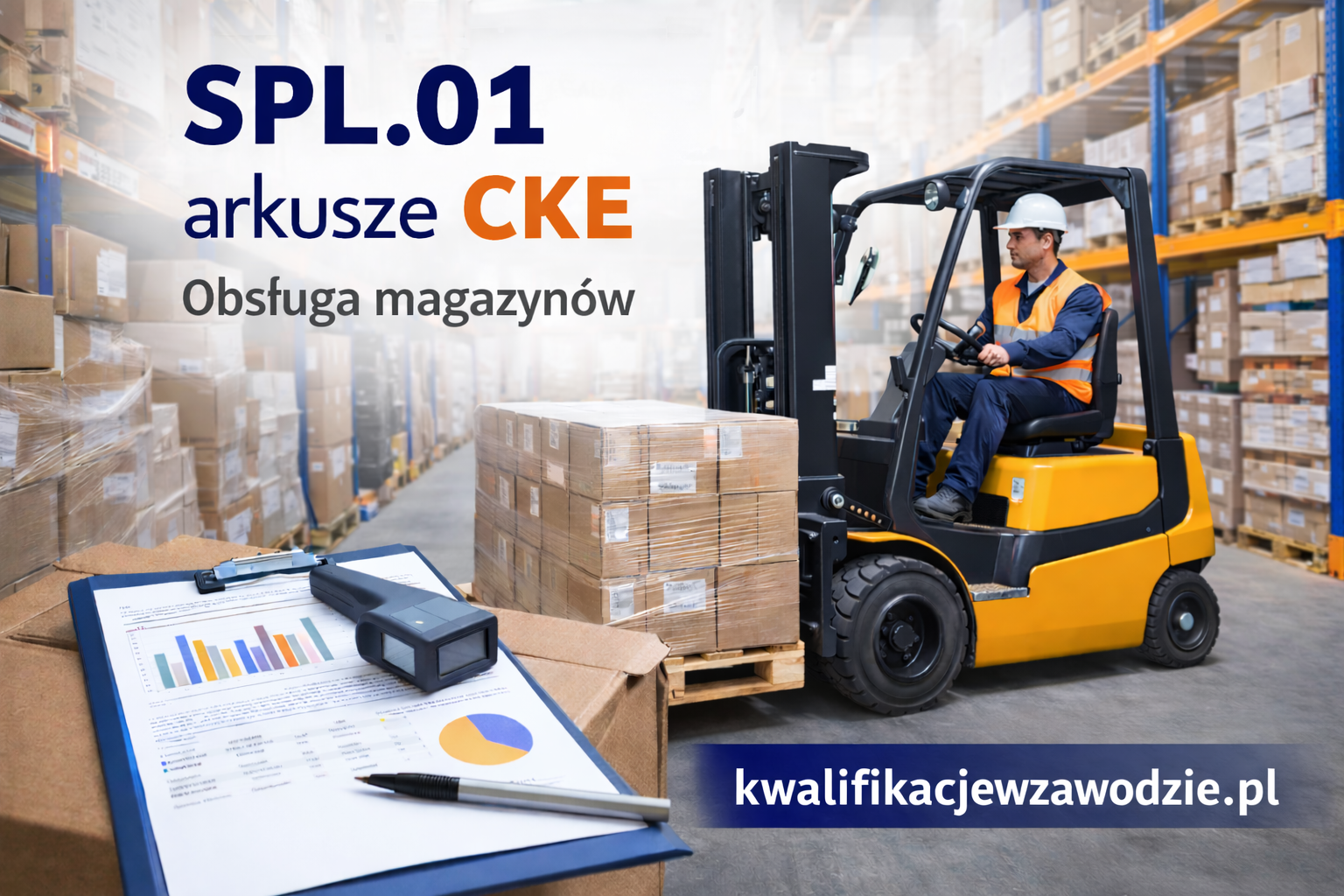 SPL.01 arkusze CKE – Obsługa magazynów | testy online do egzaminu zawodowego